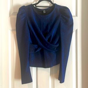 ✨NYE Blue shimmery top